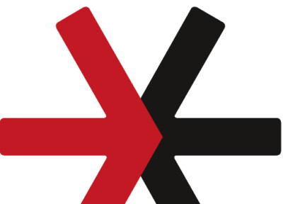 EuroShop logo with red and black crossed arrows forming an X