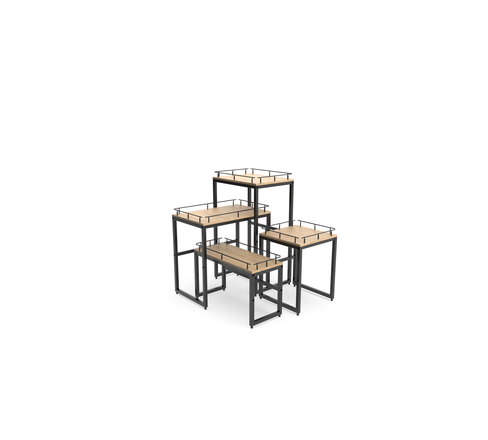 Stapelbare tafels 4x 1